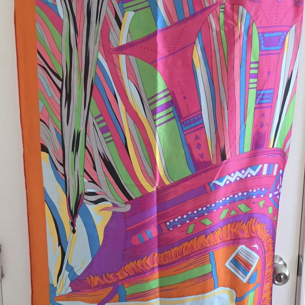 Colorful Abstract Pattern Scarf